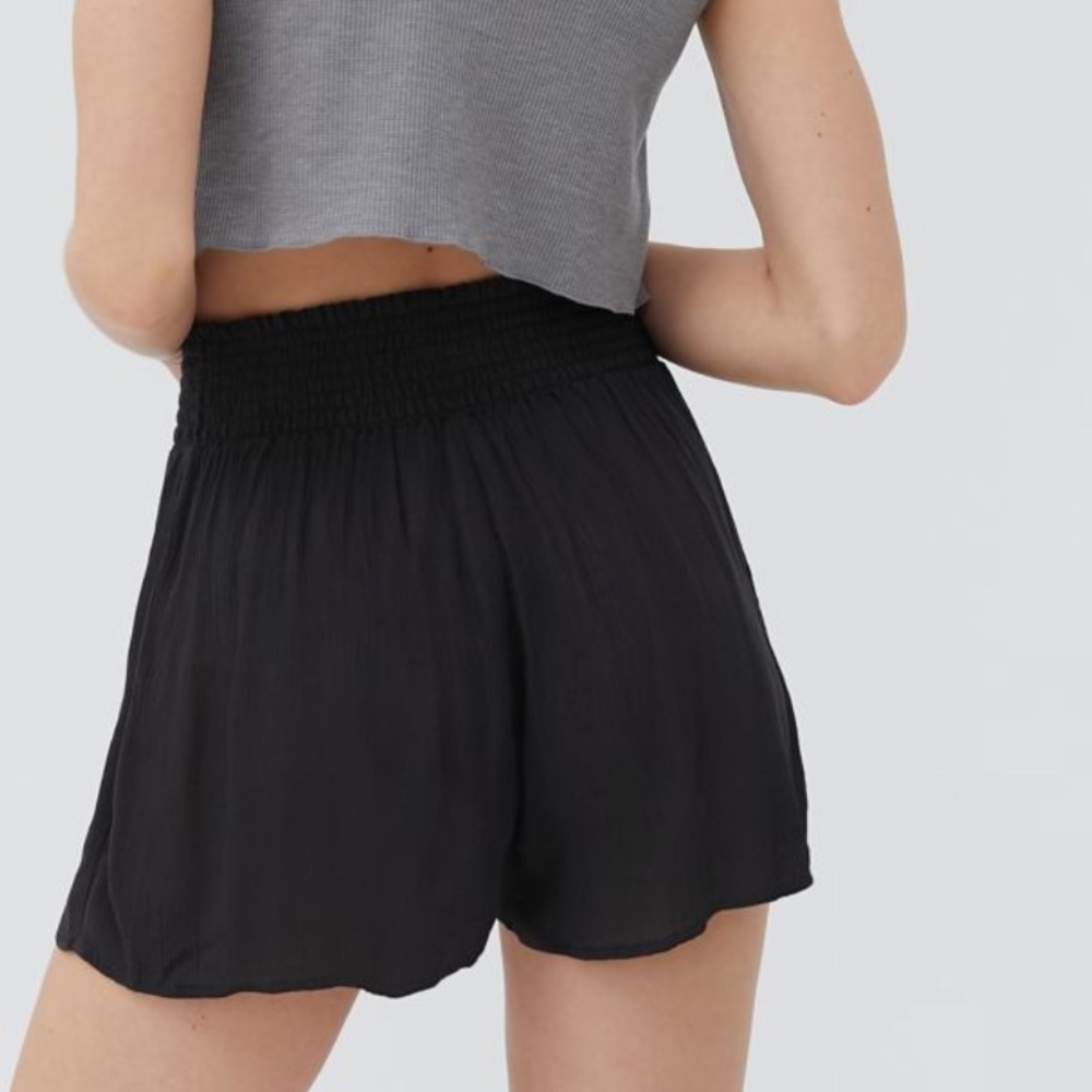 Out from under beach smocked waist short